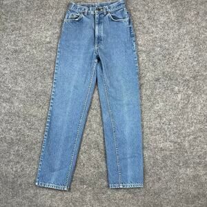 Lee Jeans Womens 27x34 Blue Vintage Straight Leg Denim USA Classic Cowboy